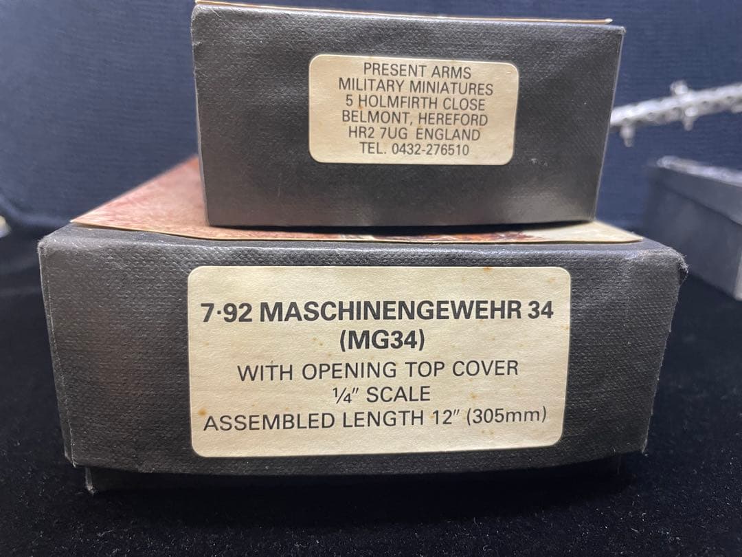 ホワイトメタル製 1/4 MG34 34型 弾薬箱 完成品