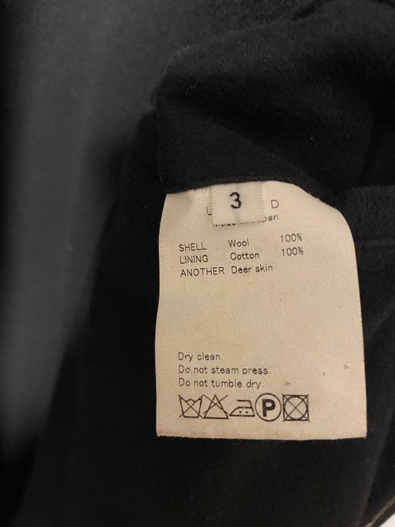 リモード アンユーズド unused ナッピング加工 フーデットコート