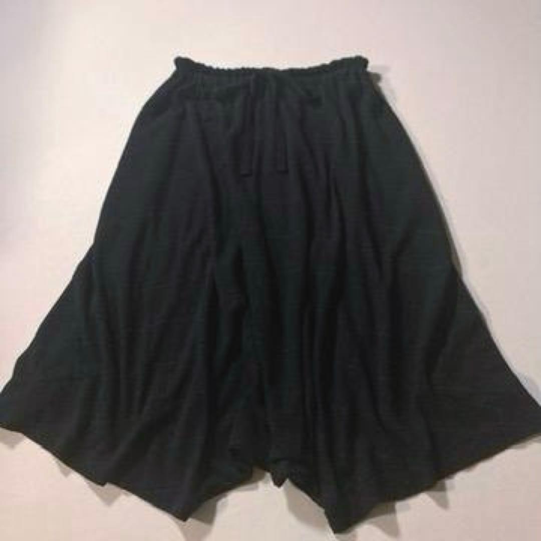 【美品】ヨウジヤマモトプリュスノアール　変形 サルエルパンツ シアー ストライプ