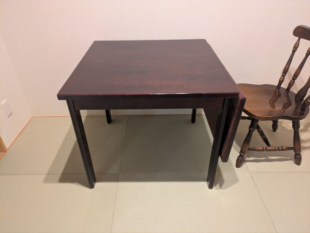 【オールド カリモク】バタフライテーブル ダイニングテーブル 折たたみ式 廃盤品