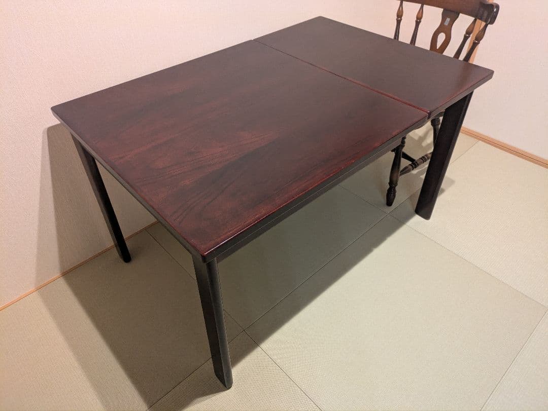 【オールド カリモク】バタフライテーブル ダイニングテーブル 折たたみ式 廃盤品