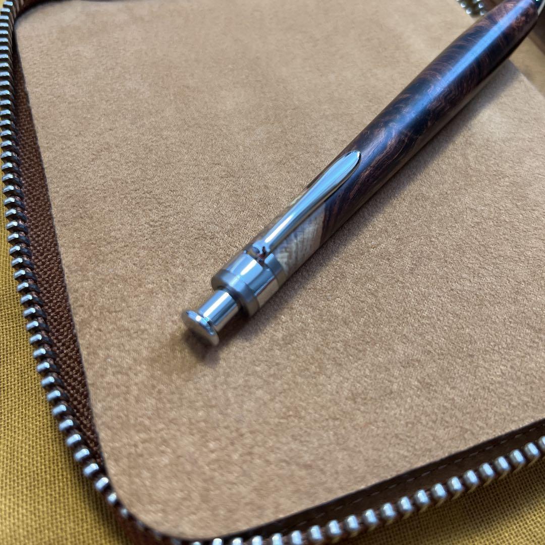 値下中❗️】工房楔 ローズウッド紫白（瘤杢）シャープペン0.5