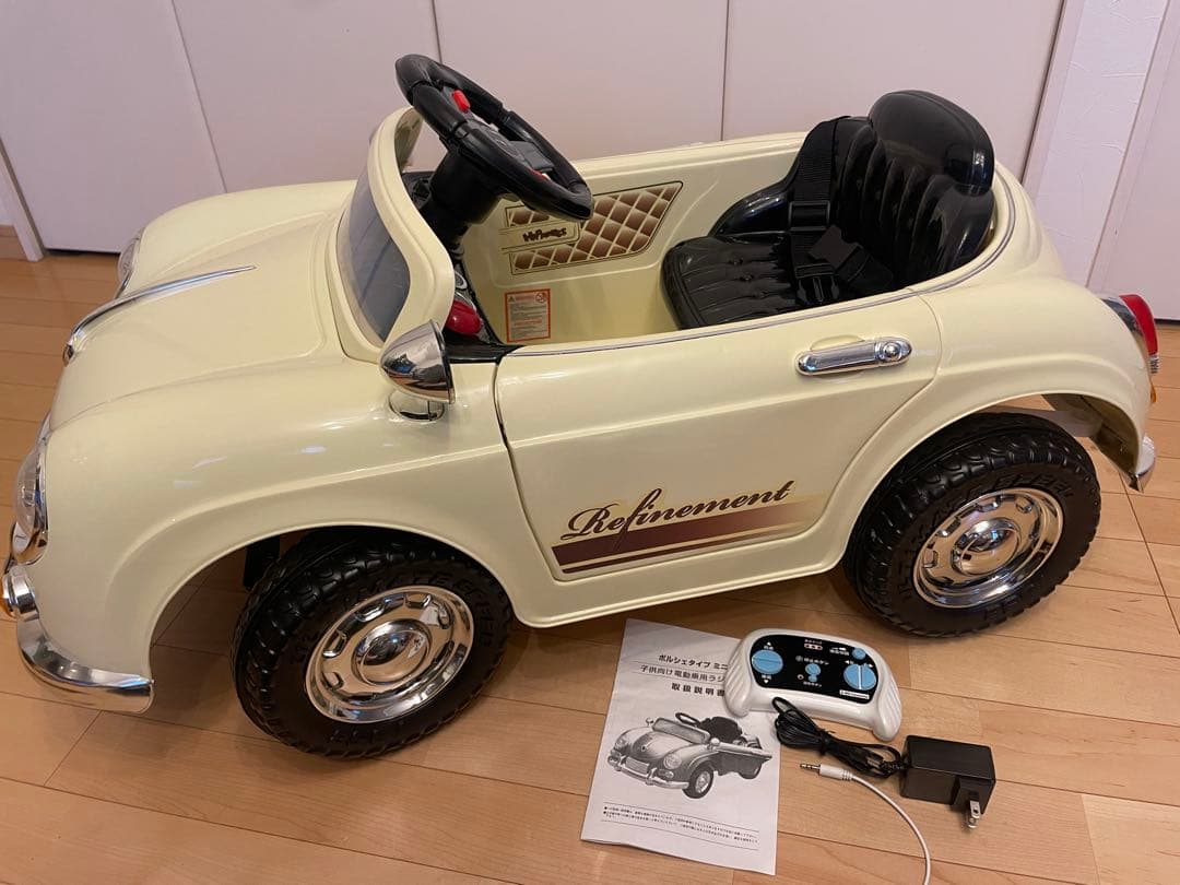 ポルシェタイプ ミニ 子供向け 電動乗用ラジコンカー