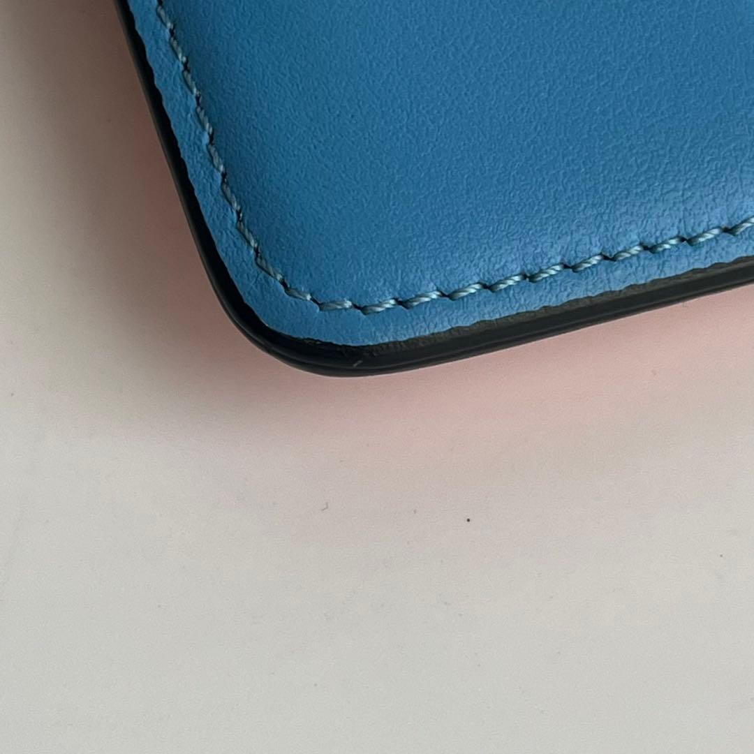 未使用級✨　MARNI ケース　ネックポーチ　ポーチ　バイカラー　レザー