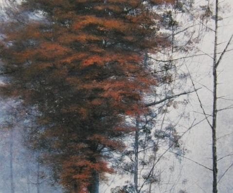 大熊栄子、【うつろう】、希少な額装用画集より、新品額装付、状態良好