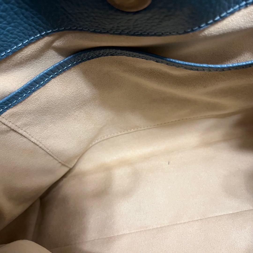 【最終値下げ】傳濱野 皇室御用達 ✨ミーティア⭐️ハンドバッグ/セピアブルー