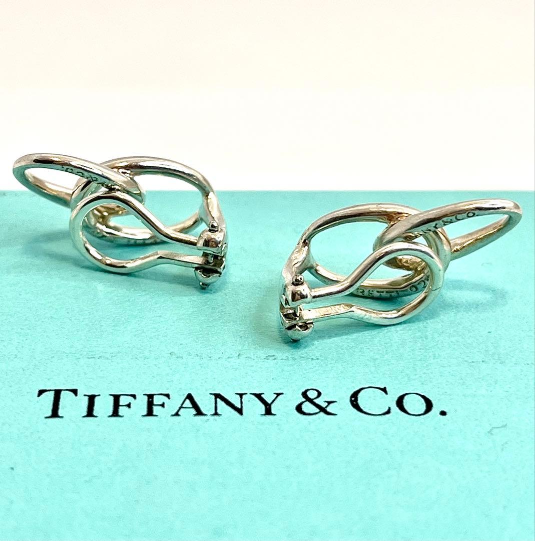 ティファニー オールドティファニー ダブルループ イヤリング シルバー925