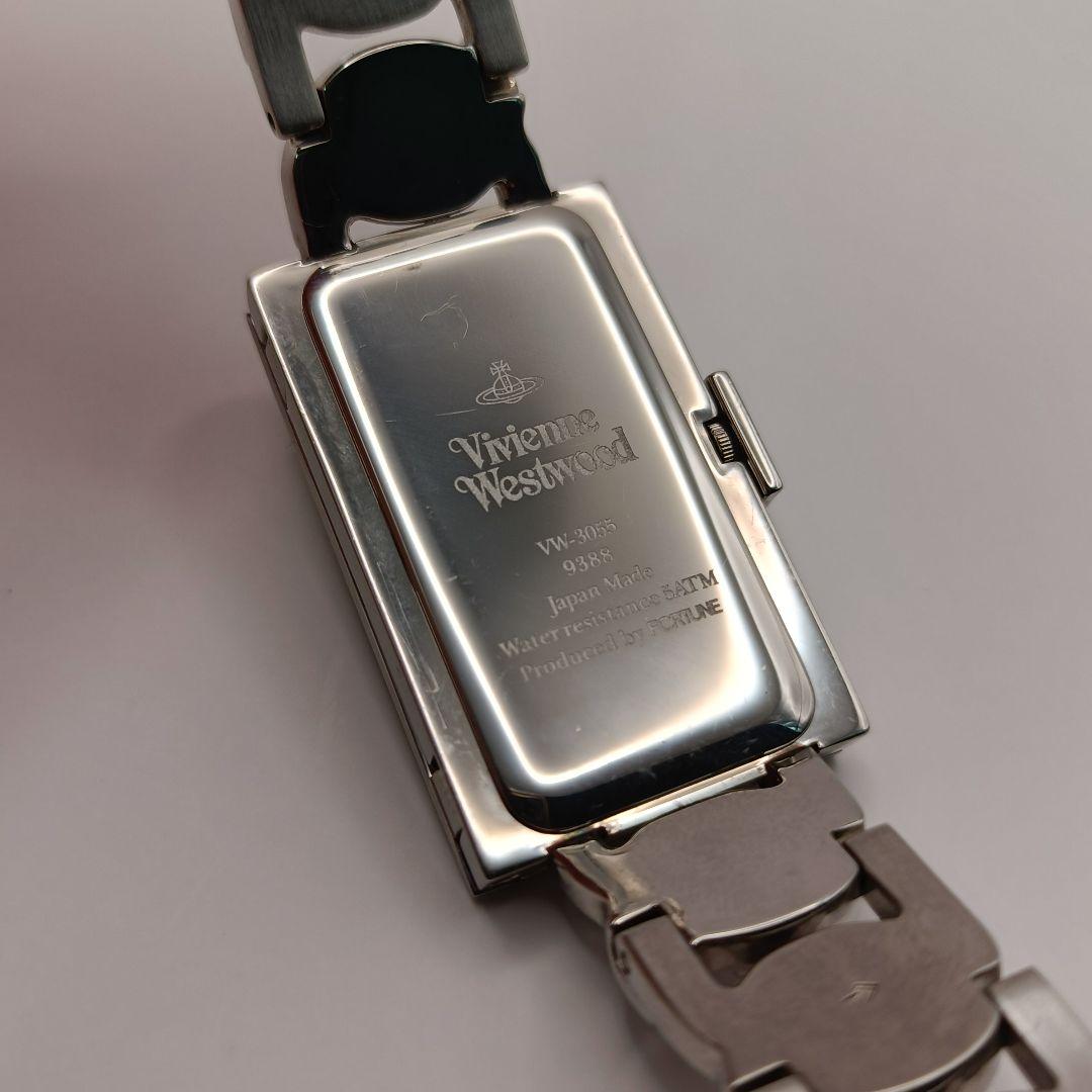 希少 稼働 電池新品 ヴィヴィアンウエストウッド スカル ブレスレット時計