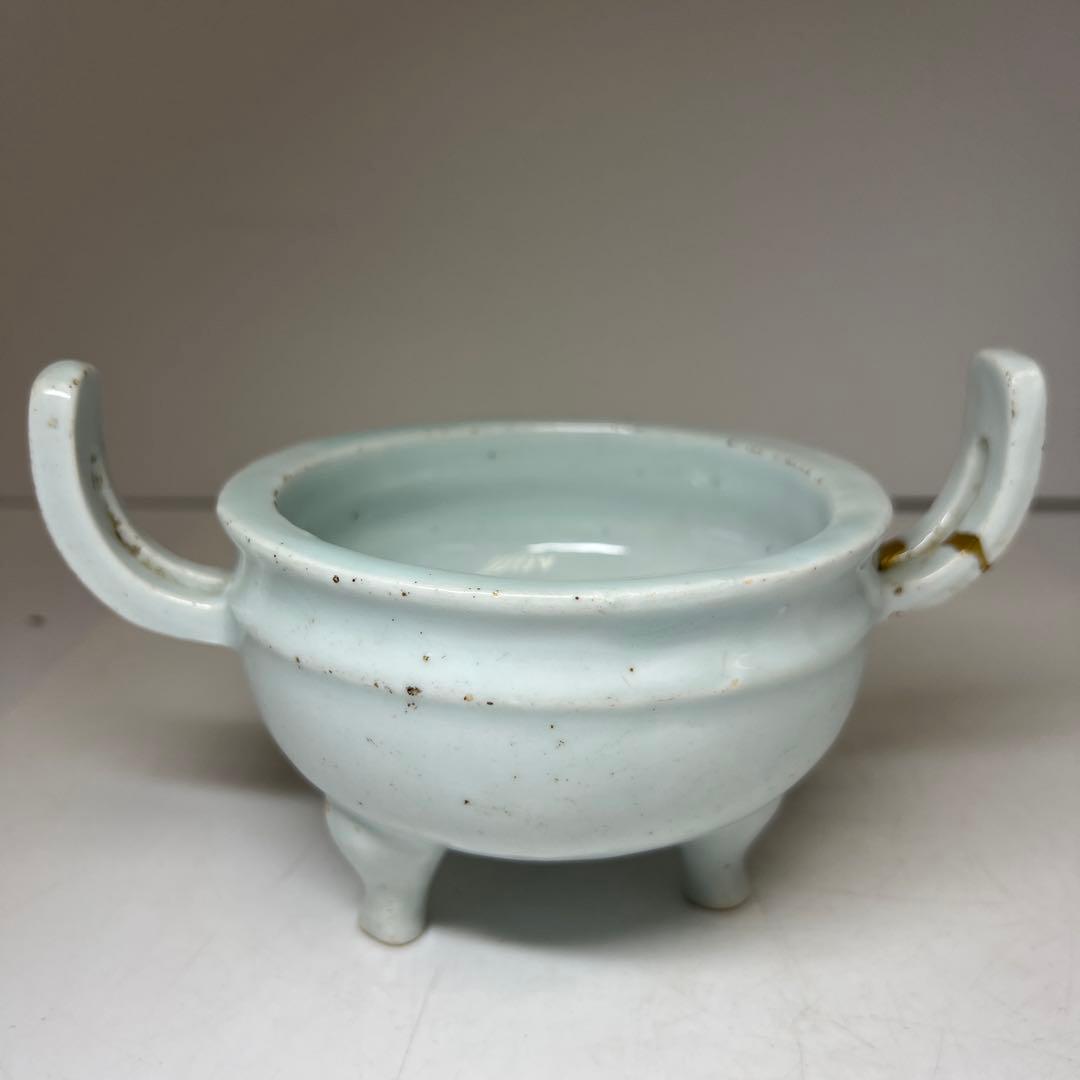 李朝 青白磁香炉 幅約18㎝ 東Y8-0203②タサオ - メルカリ