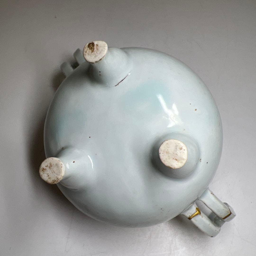 李朝 青白磁香炉 幅約18㎝ 東Y8-0203②タサオ - メルカリ