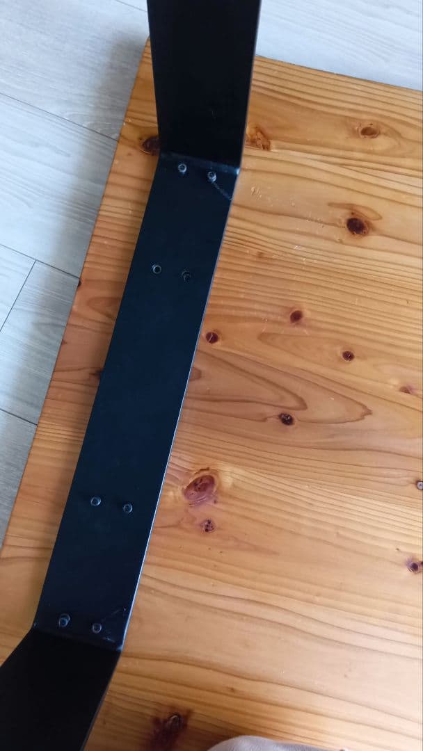 kanademono　カナデモノ　ダイニングテーブル　作業台　杉×アイアン脚