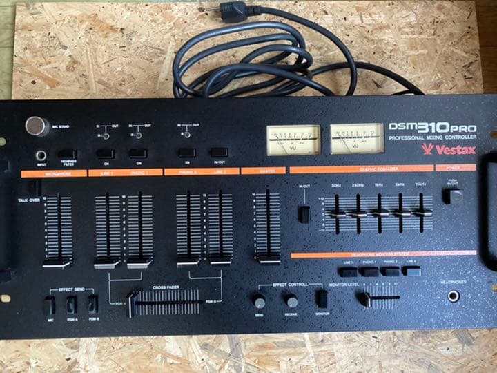 Vestax DSM 310 Pro DJミキサー (電源3P改)