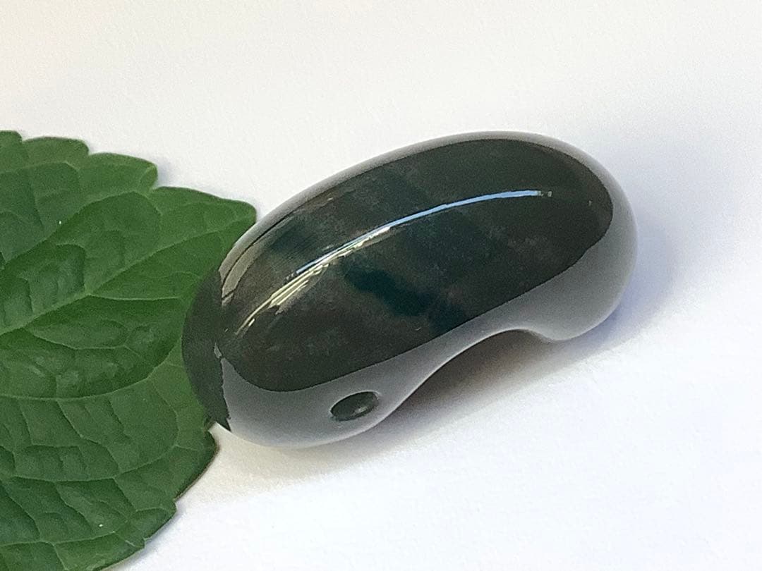 ✳抜群肌紋様‼️最低150.以上の品‼️花仙山瑪瑙 出雲勾玉