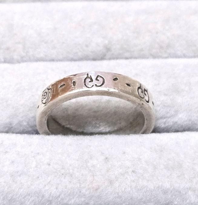 Gucci グッチ ゴーストリング　SV925　リング　14号　42828