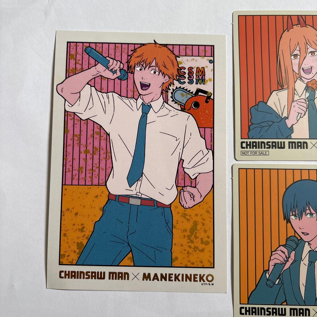 チェンソーマン まねきねこ コースター 5点セット - メルカリ
