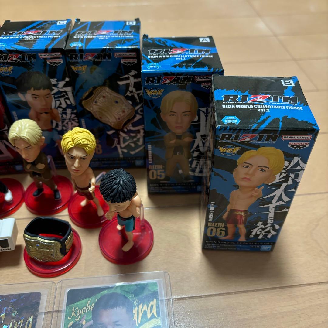 RIZIN ワールドコレクタブルフィギュア フルセット ウエハース サイン