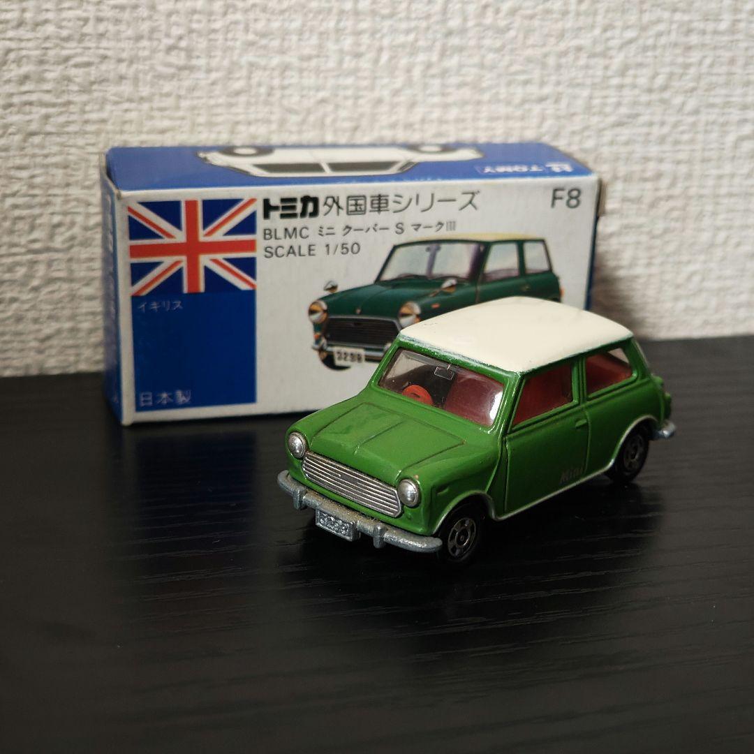 TOMICA　トミカ　ミニクーパー　緑/白色　輸出カラー　箱付き TOMICA トミカ ミニクーパー 緑/白色 輸出カラー 箱付き TOMICAトミカ