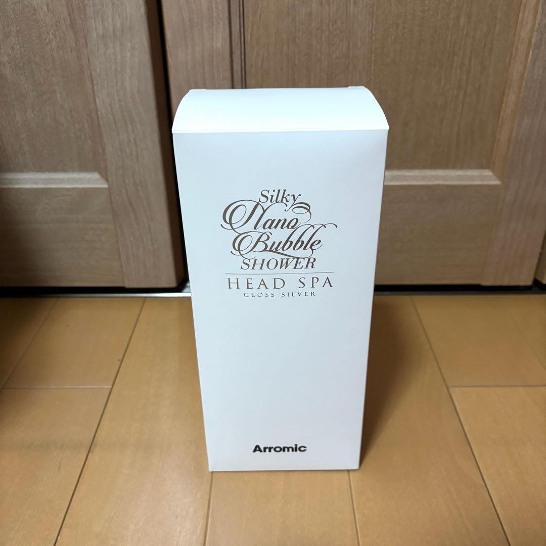 アラミック シルキーナノバブルシャワーヘッドスパ グロスシルバーJSNB3-GS
