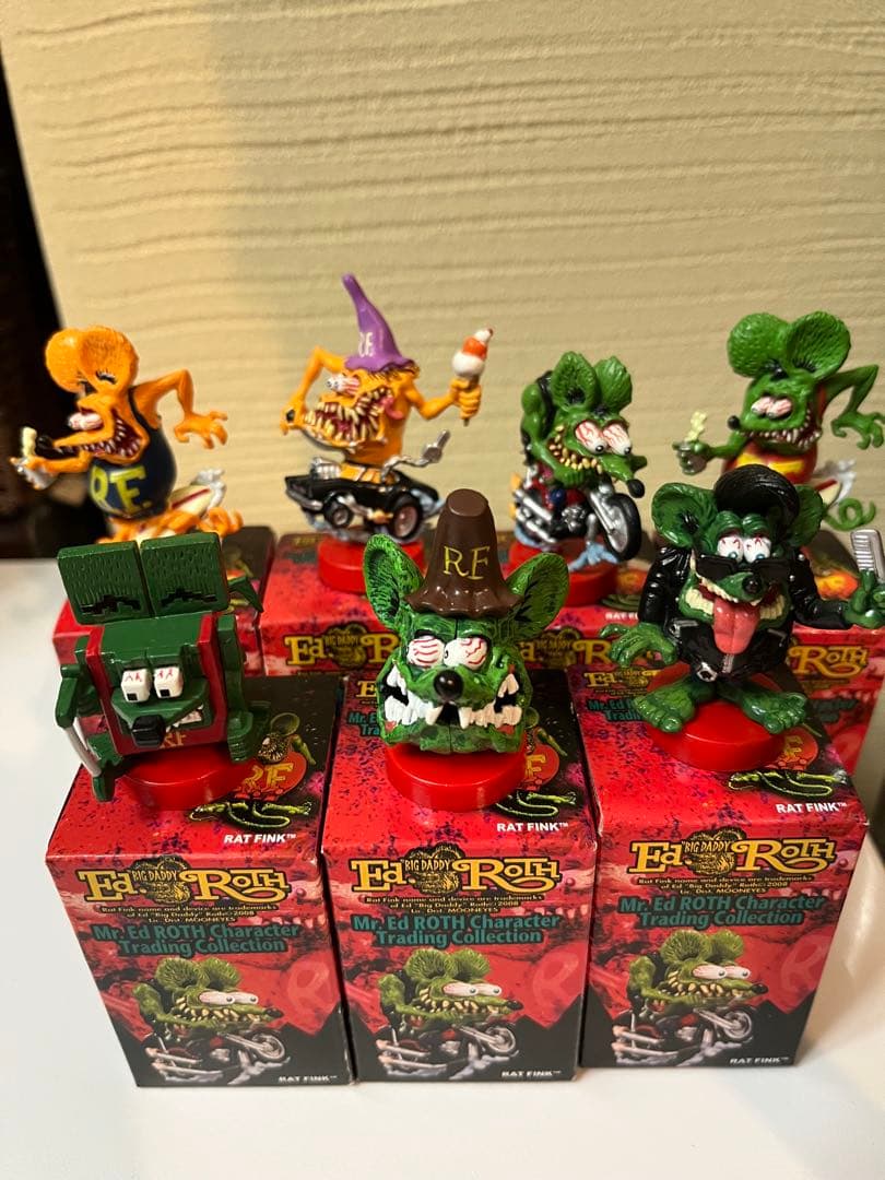 激レア】 RAT Fink ラットフィンク ミニフィギュア 全7種セット