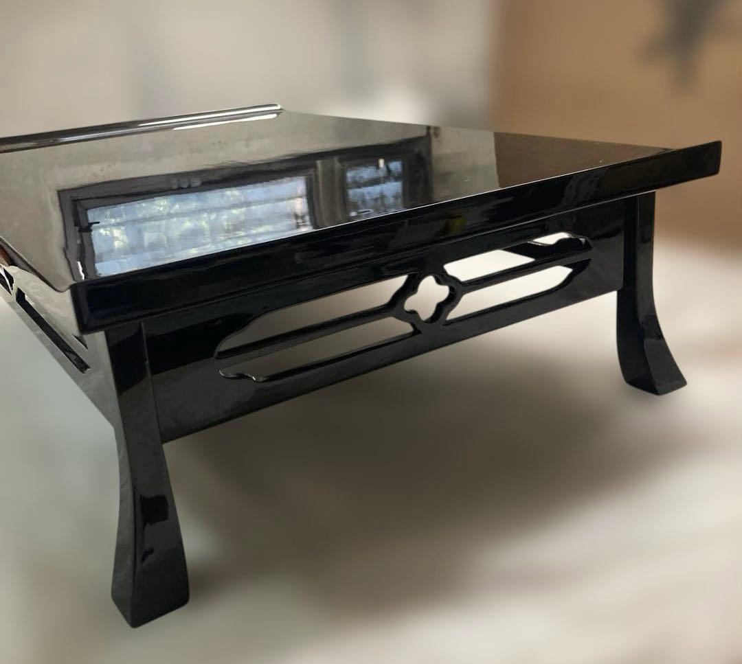 稲忠漆芸堂謹製　輪島塗　卓　経机　文机