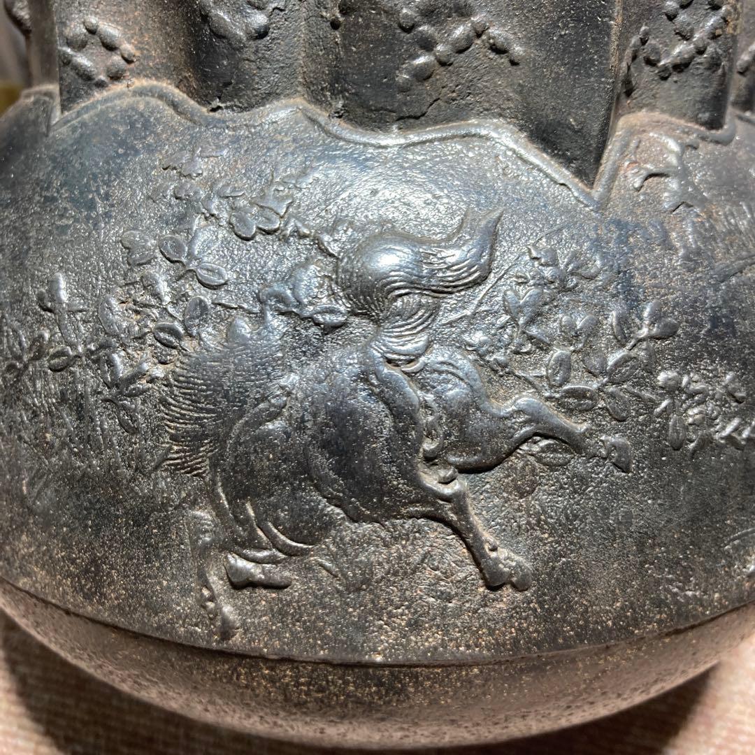 明治期大国寿朗名品鉄瓶