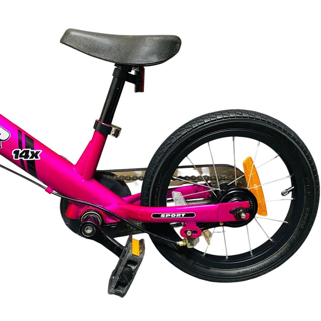 ストライダー STRIDER 14X フューシャピンク ペダル付