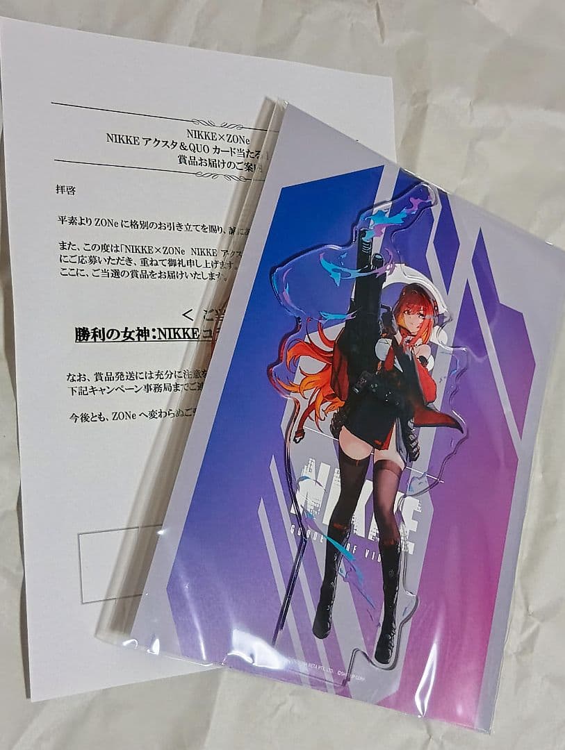 勝利の女神NIKKE ZONe コラボ アクリルスタンド ラピ・レッドフード