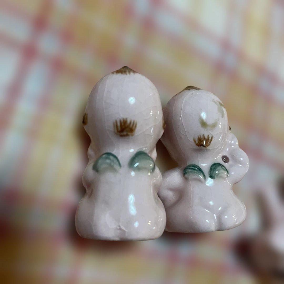 キューピー お相撲 相撲 昭和レトロ 昭和 レトロ ヴィンテージ 陶器