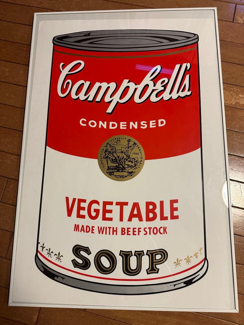 額装品/Sunday Bキャンベル缶Ⅱ GoldenMushroom/ウォーホル Amazon