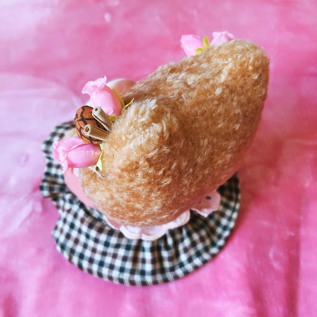 希少レア ハローキティ ぬいぐるみ カフェ シナモン 茶色キティ サンリオ