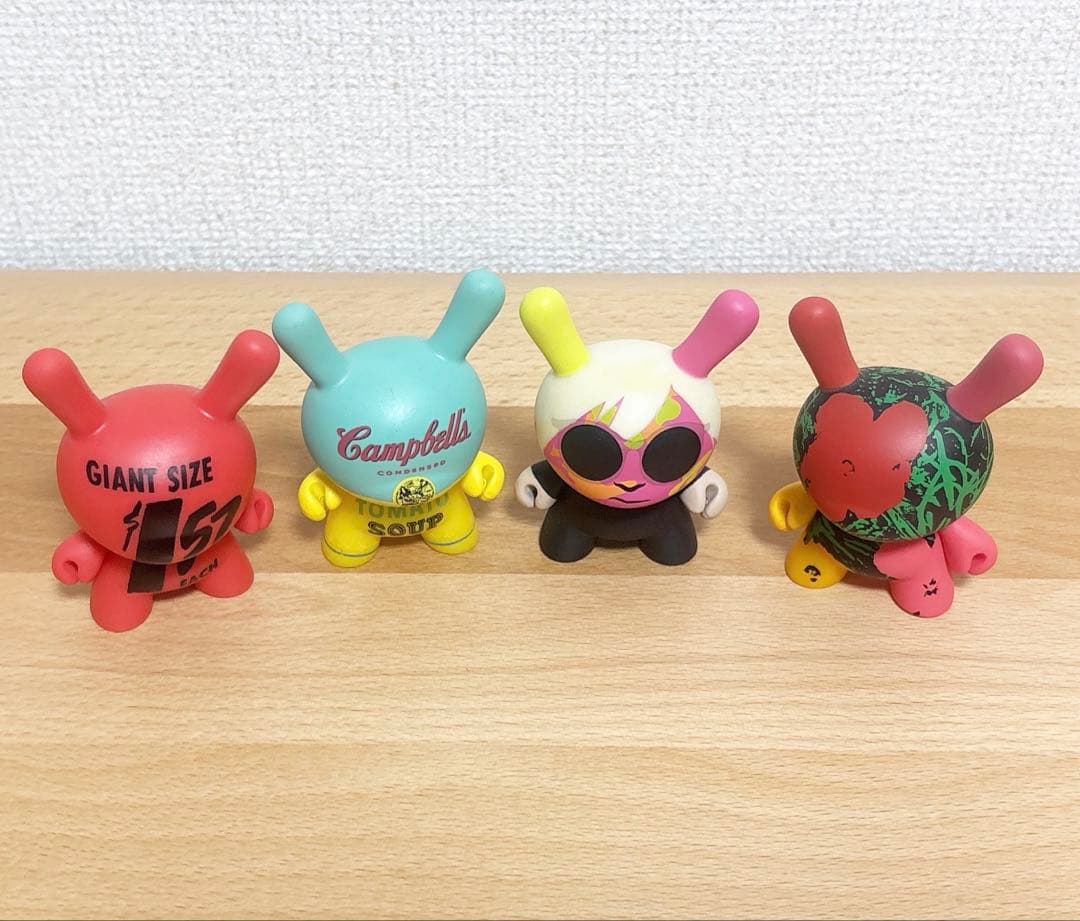 Kidrobot dunny Andy Warhol 4体セット A