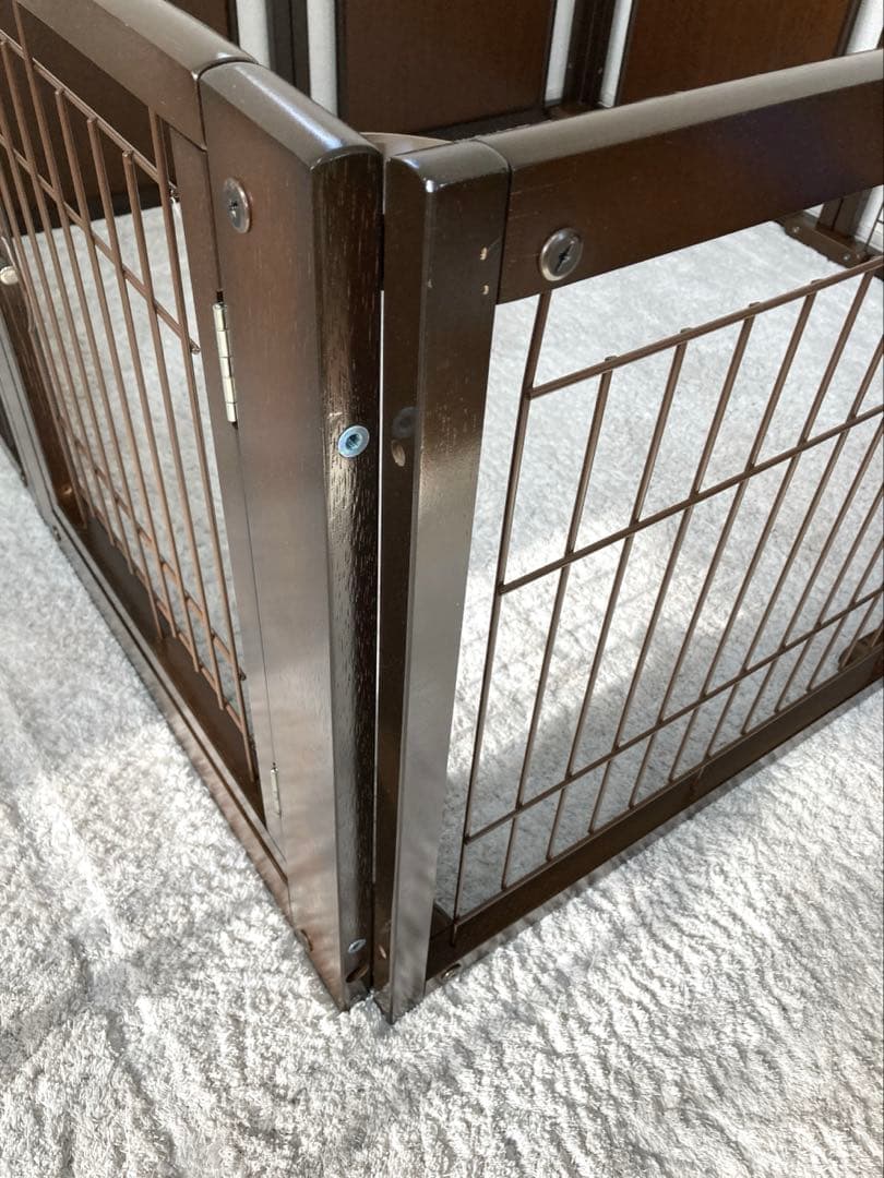 キーヌス Kiinus 木製 ペットサークル F60XLメッシュB 犬用ケージ