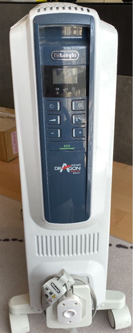 美品 デロンギ オイルヒーター ホワイト