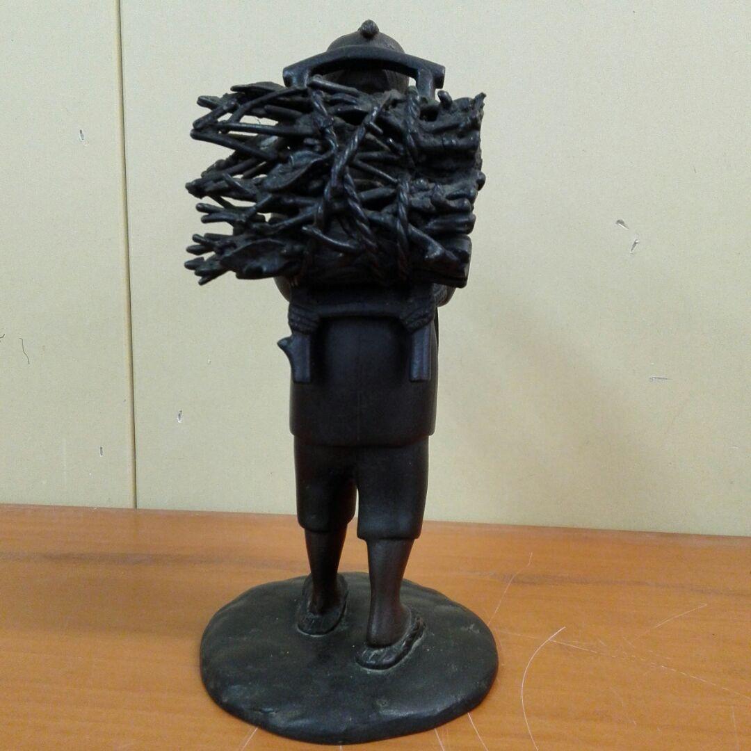 人気 二宮金次郎 ブロンズ像