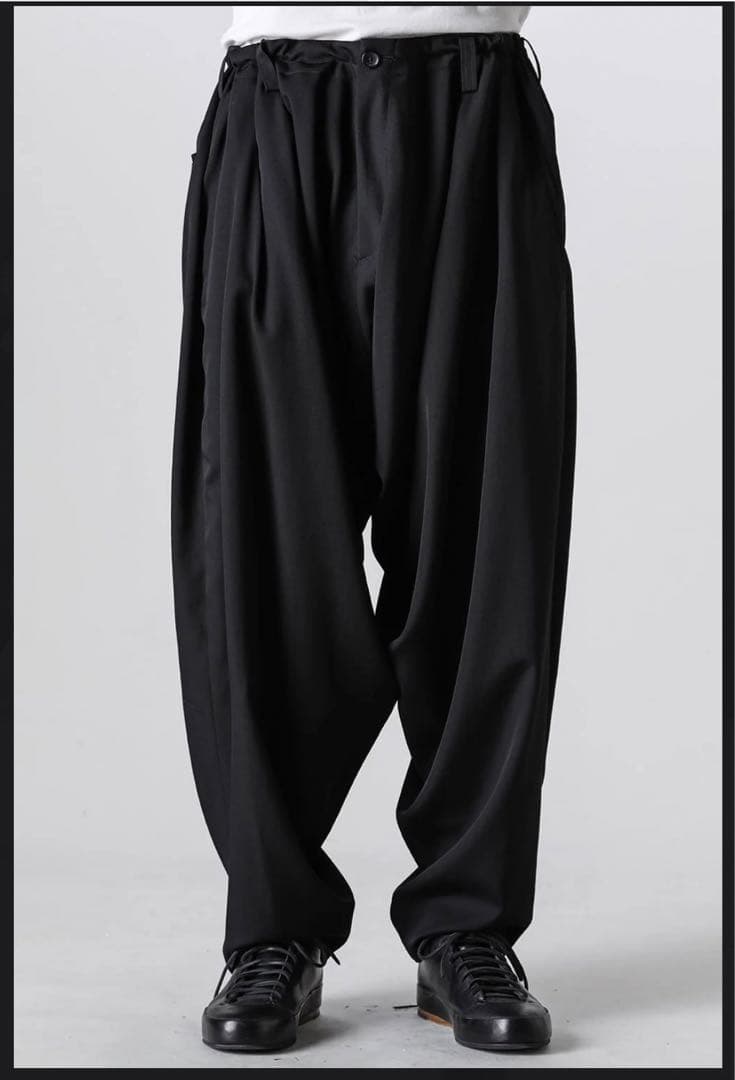 Yohji Yamamoto POUR HOMME 23AW 内股ドレープパンツ