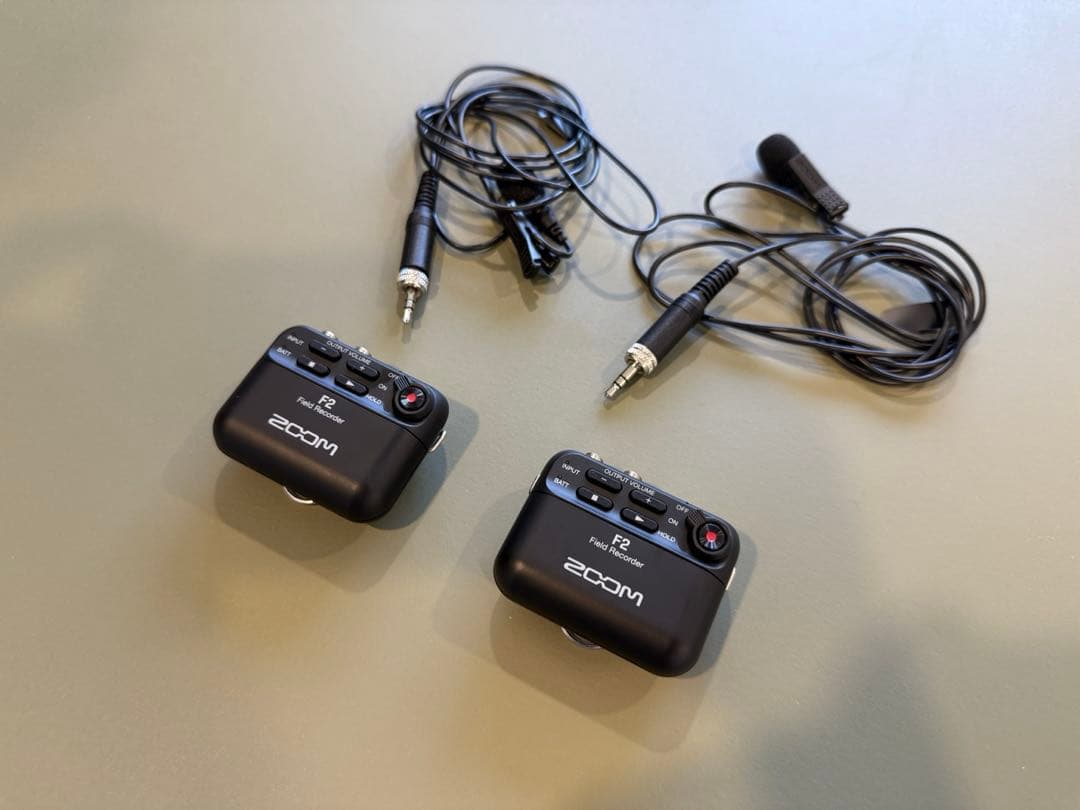 ZOOM フィールドレコーダー F2/B 32bitフロート