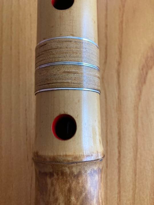 琴古流尺八 一城銘一尺九寸管 クリアランス 尺八 一城銘 一尺九寸 尺八