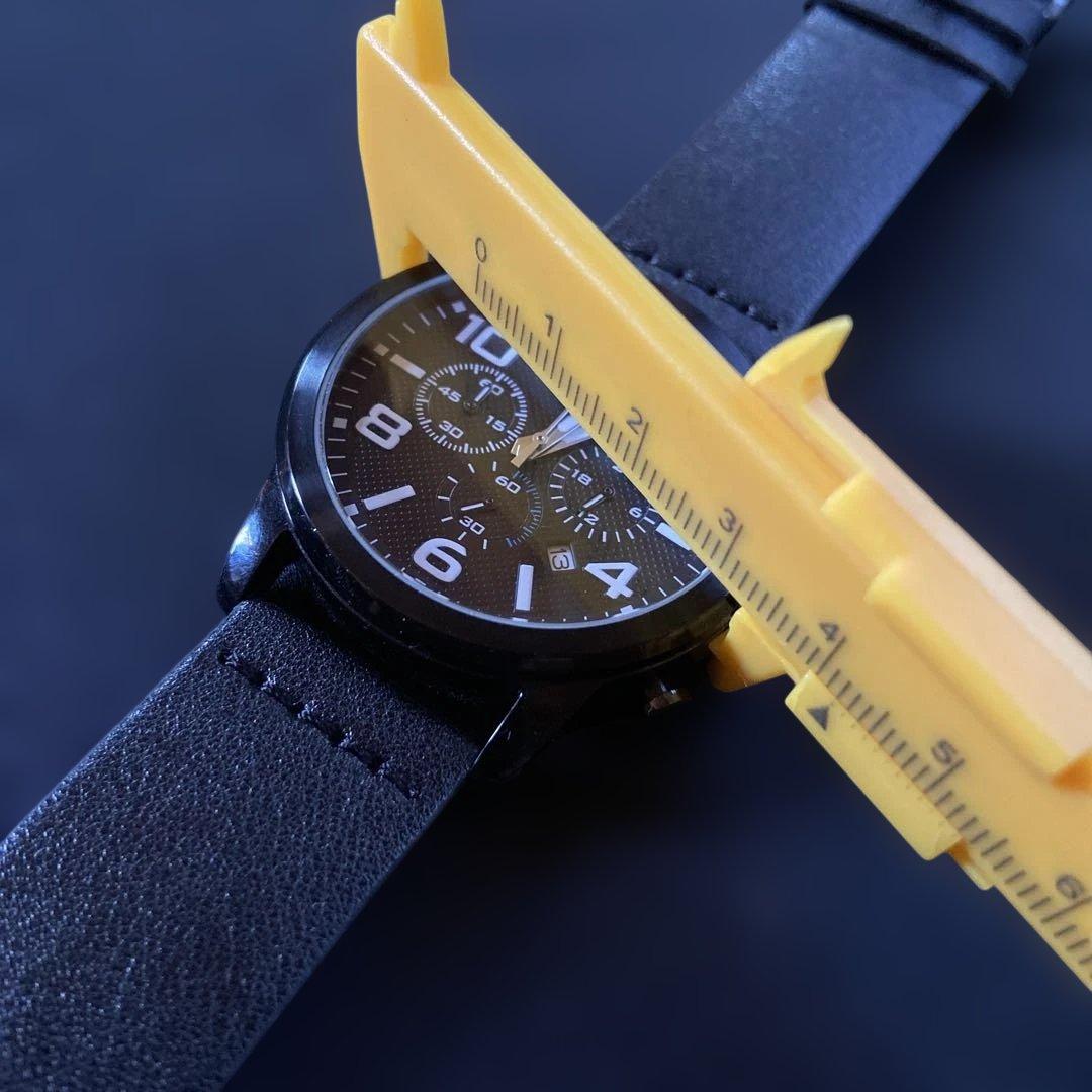 CITIZEN クロノグラフ ブラック腕時計　ANA