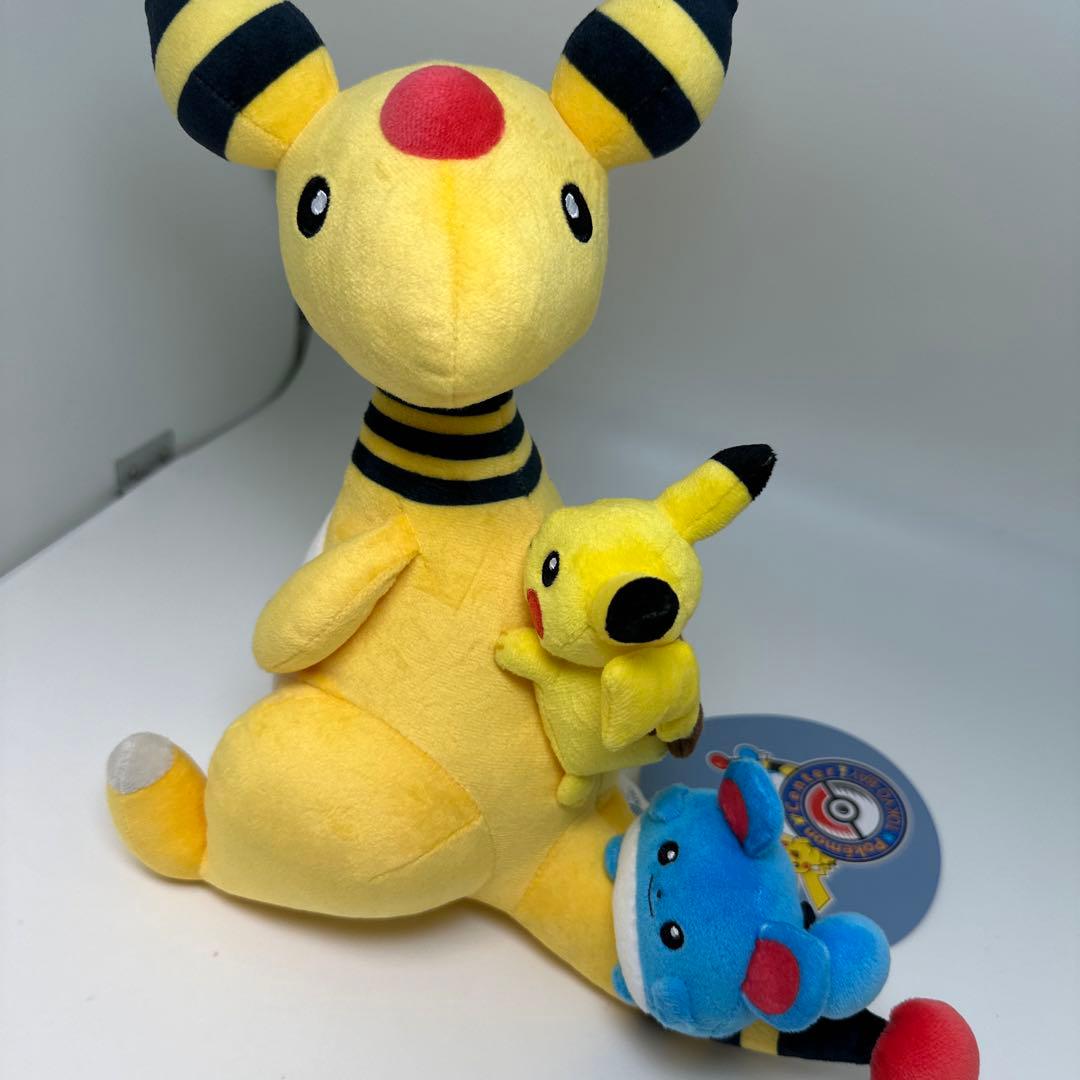 ぬいぐるみ デンリュウ　ピカチュウ　マリル ポケモンセンタートウキョーベイR