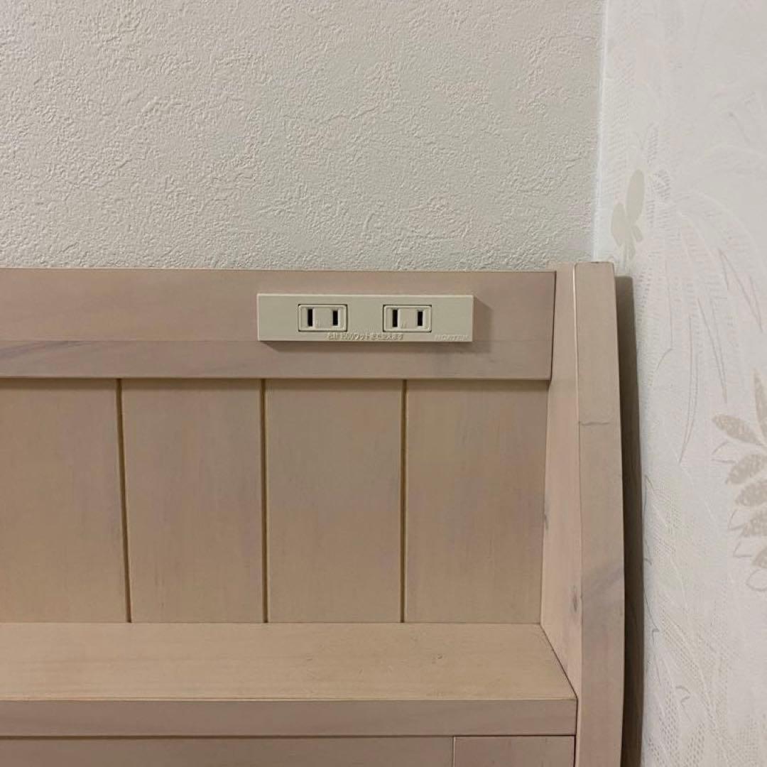 ※名古屋市直接お引き取り歓迎＊ ニトリ　シングルベッドフレーム 収納付き