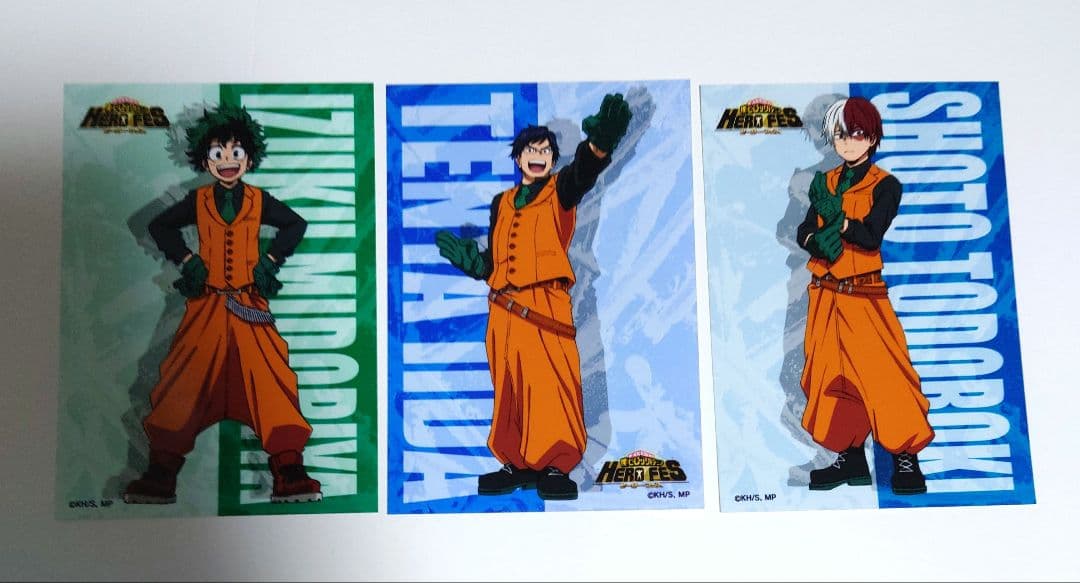 僕のヒーローアカデミア　ヒロアカ　ヒロフェス　ブロマイド　コンプセット