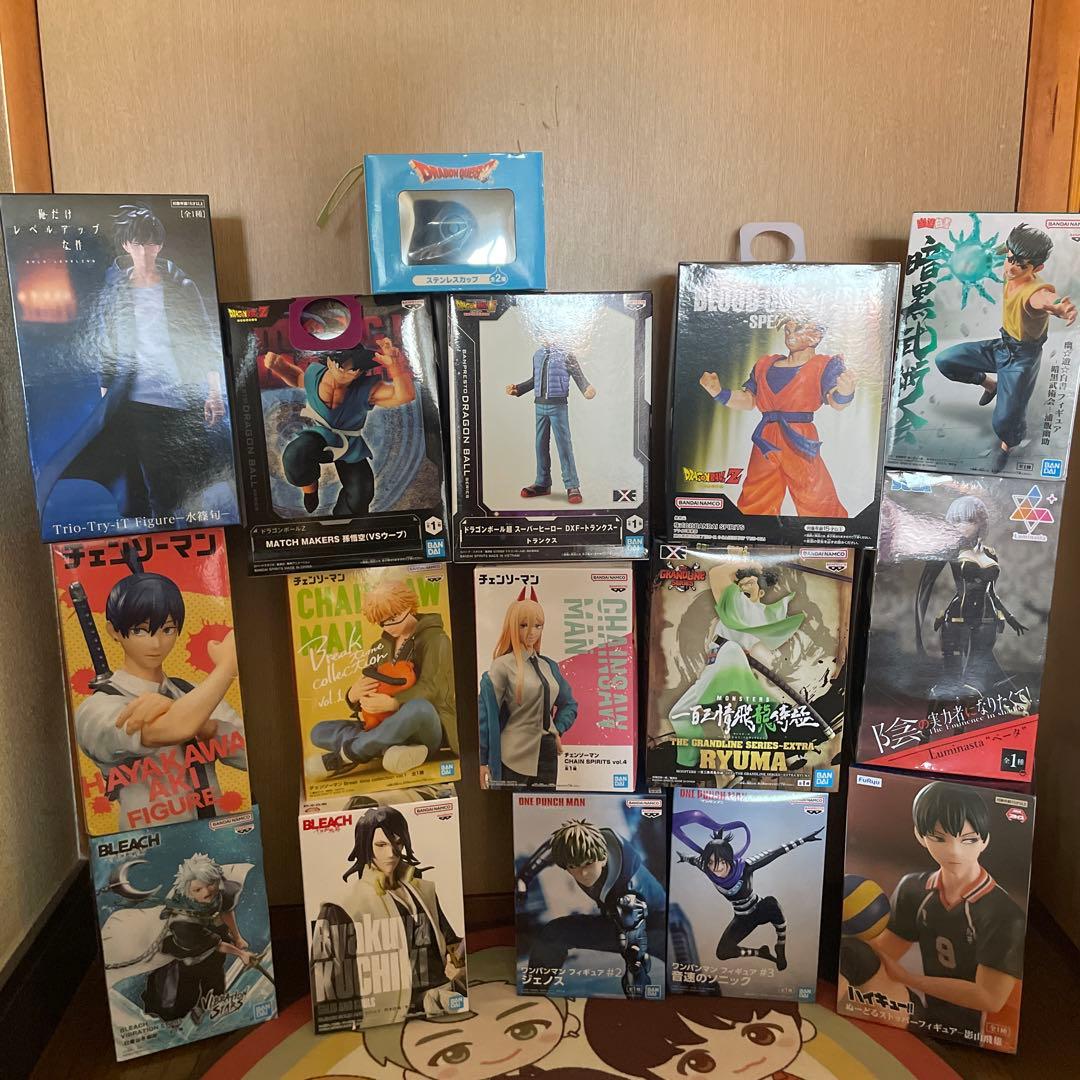 俺だけレベルアップな件他プライズフィギュアまとめ売り計15➕おまけ