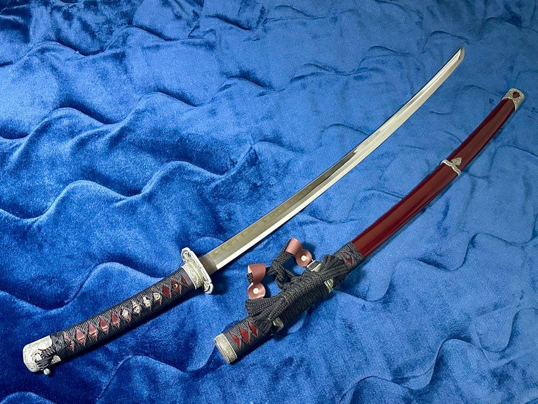 観賞用模造刀　膝丸　源義経拵　太刀拵　刀袋付き　コスプレ　刀剣乱舞