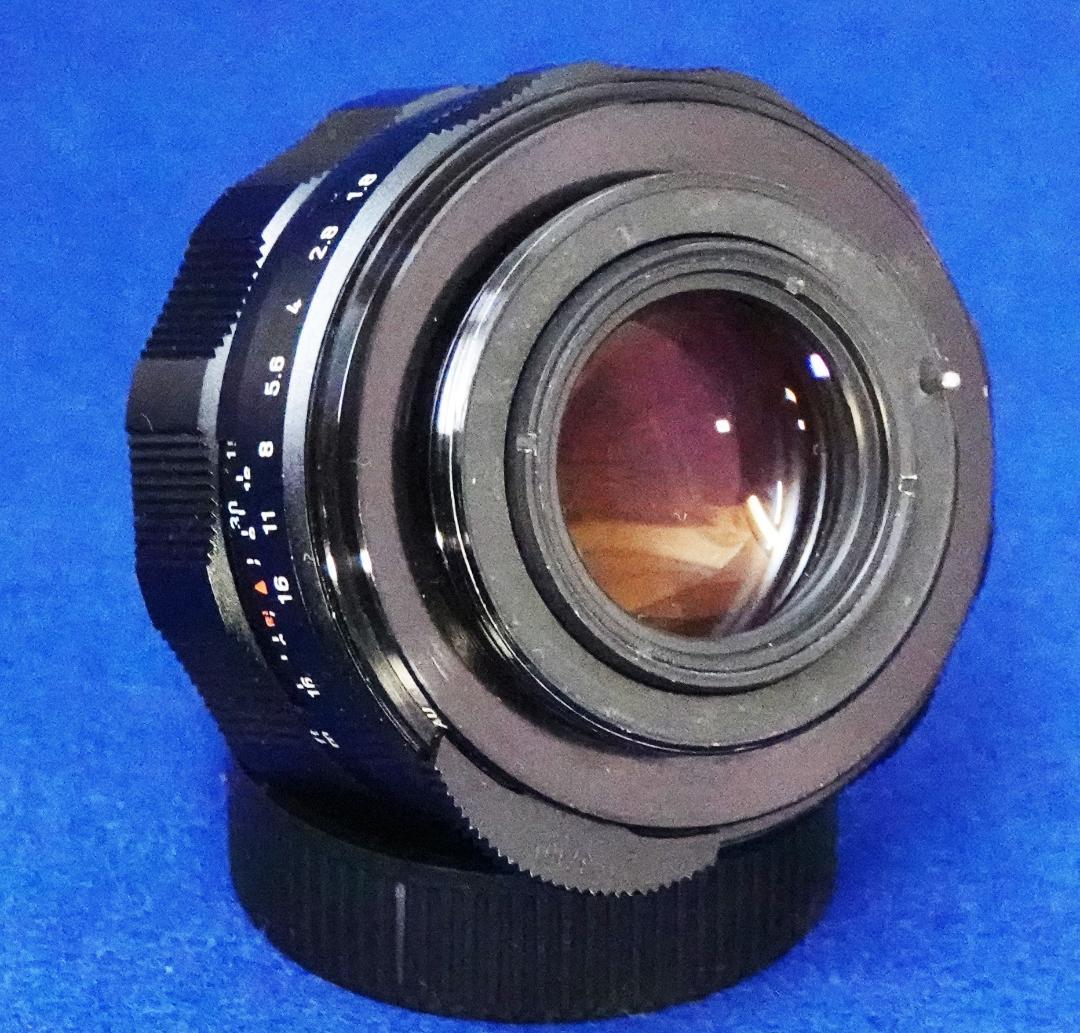 3038887　極上品虹色フレア後期型Super-Takumar　F1.8/55