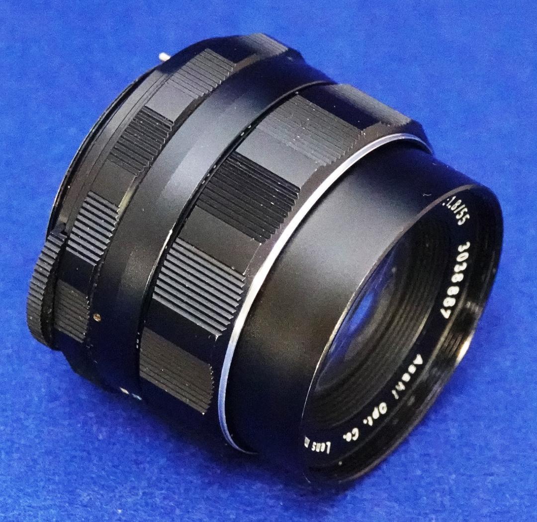 3038887　極上品虹色フレア後期型Super-Takumar　F1.8/55