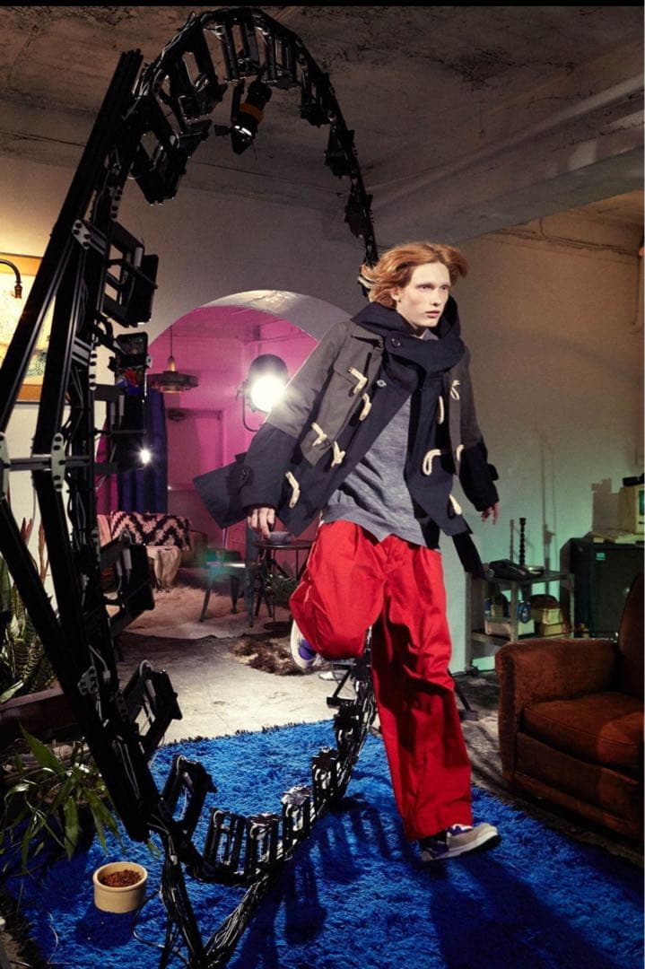 kolor パッカリングパンツ 21ss