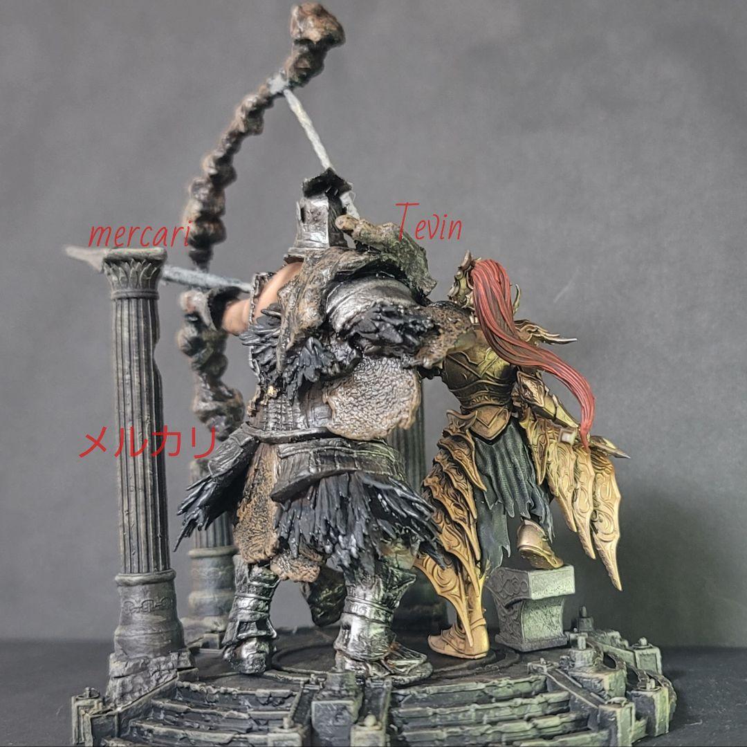 ☆ダークソウル☆鷹の目ゴー&竜狩りオーンスタイン☆塗装済み完成品