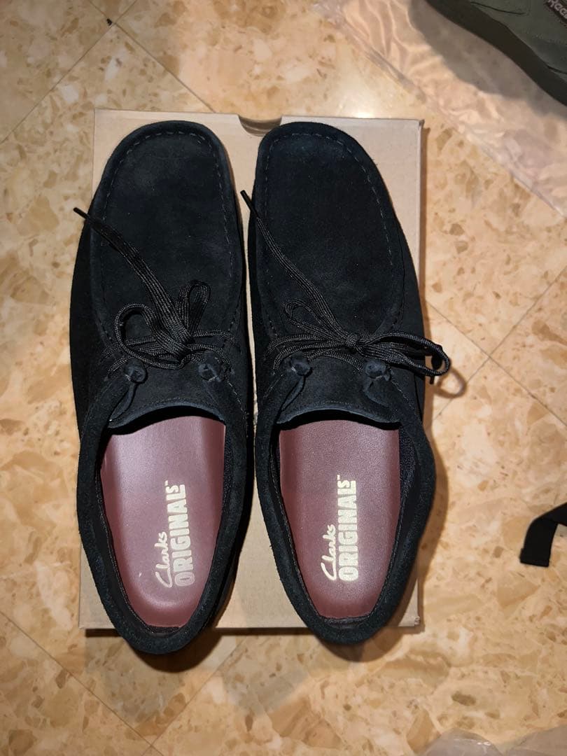clarks wallabee gtx ワラビーゴアテックスブラック