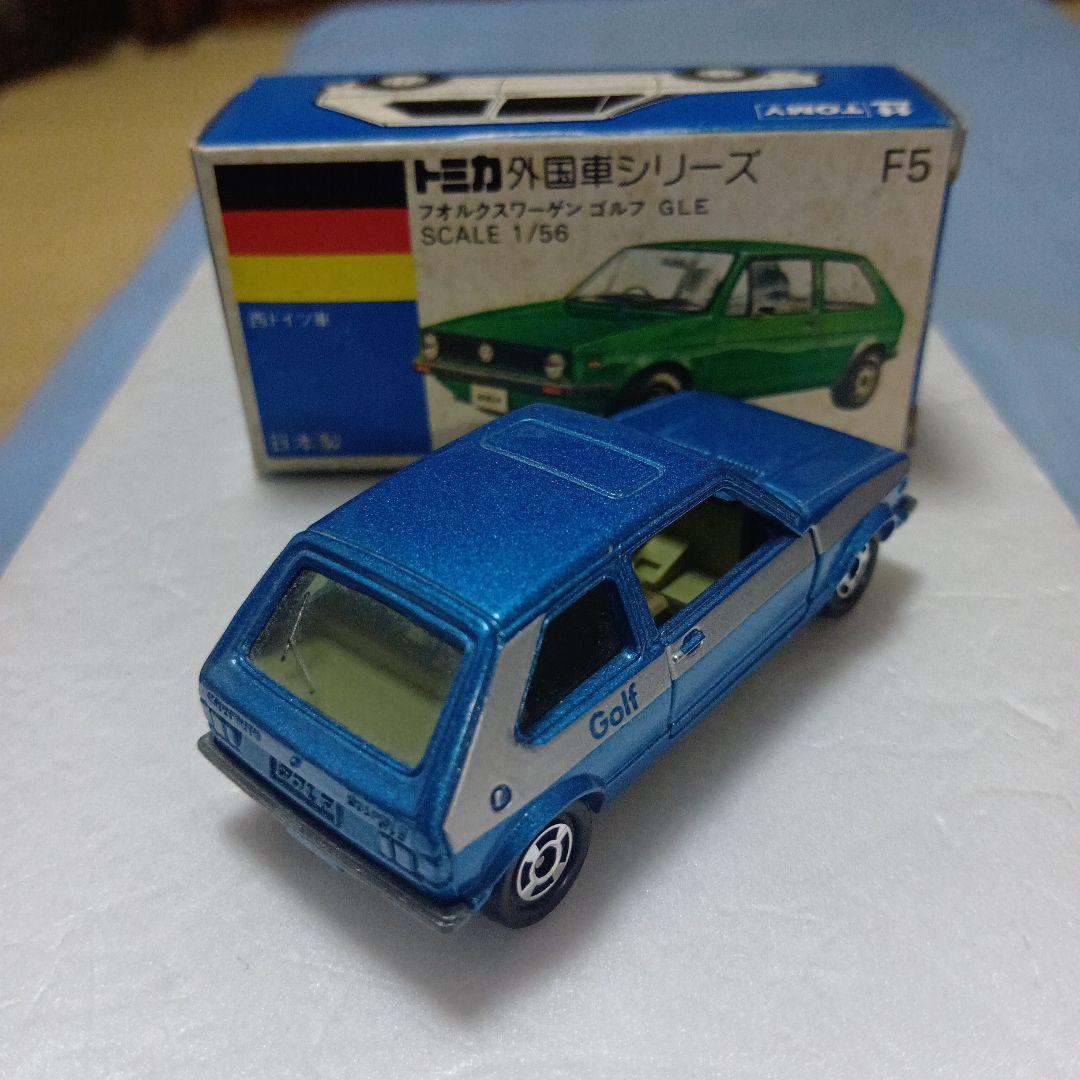 トミカ青箱　フォルクスワーゲン ゴルフ GLE 1/56　日本製　外箱共に極上品