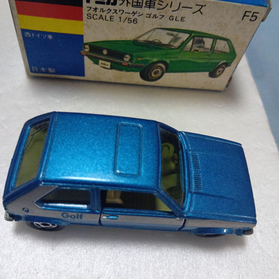トミカ青箱　フォルクスワーゲン ゴルフ GLE 1/56　日本製　外箱共に極上品